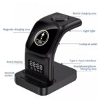 Chargeur wireless sans fil magnétique MagDock 5 EN 1 magsafe
Station de charge sans fil 5en1 avec réveil. smartwatch /montre connectée – Image 2