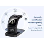 Chargeur wireless sans fil magnétique MagDock 5 EN 1 magsafe
Station de charge sans fil 5en1 avec réveil. smartwatch /montre connectée – Image 5