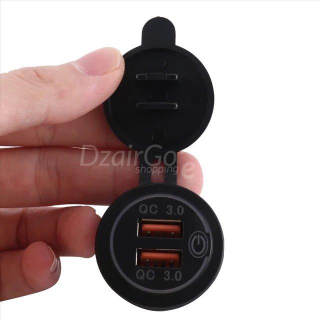 10000شاحjpgسيارة متكامل مزدوج USB 12V 36W رسوم سريعة Chargeur auto intégré double USB 12V 36W Quick Charge 3.0, - الصورة 3