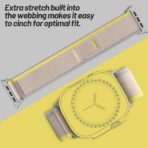 حزام الساعة لساعة ابل واتش الترا , 44مم 45 مم 42 مم, 49ملم رمادي/أصفر/ساعة ذكية/ساعة متصلة - الصورة 6