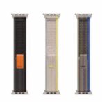 الترويجي للحزمة 3 سوار من القماش 3 لون عصري للغاية 2023 42مم / 44مم / 45 مم / 49 مم ساعة أبل الترا. ساعة ذكية/ساعة متصلة - الصورة 3