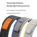 ⁦الترويجي للحزمة 3 سوار من القماش 3 لون عصري للغاية 2023 42مم / 44مم / 45 مم / 49 مم ساعة أبل الترا. ساعة ذكية/ساعة متصلة⁩ - الصورة ⁦2⁩