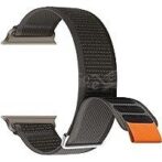 Bracelet de montre pour Apple Watch ultra , 44mm 45mm 42mm, 49mm noire/orange/smartwatch /montre connectée – Image 2