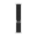 Bracelet boucle Alpine pour Apple Watch, en tissu et Nylon, confortable, pour IWatch Ultra 42MM/44MM/45MM/49MM série 7 6 5 3 Se 8 2022 noir/smartwatch /montre connectée – Image 5