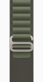 Bracelet boucle Alpine pour Apple Watch, en tissu et Nylon, confortable, pour IWatch Ultra 42MM/44MM/45MM/49MM série 7 6 5 3 Se 8 2022 vert foncé/smartwatch /montre connectée – Image 4