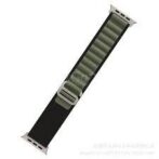 Bracelet boucle Alpine pour Apple Watch, en tissu et Nylon, confortable, pour IWatch Ultra 42MM/44MM/45MM/49MM série 7 6 5 3 Se 8 2022 /noir / smartwatch /montre connectée – Image 2