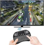 ⁦لوحة مفاتيح صغيرة بإضاءة خلفية ثلاثية الأوضاع مع لوحة اللمس والماوس, لوحة مفاتيح لاسلكية صغيرة محمولة 2,4 جيجا هرتز بلوتوث⁩ - الصورة ⁦2⁩