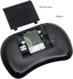 ⁦لوحة مفاتيح صغيرة بإضاءة خلفية ثلاثية الأوضاع مع لوحة اللمس والماوس, لوحة مفاتيح لاسلكية صغيرة محمولة 2,4 جيجا هرتز بلوتوث⁩ - الصورة ⁦5⁩