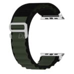 Bracelet boucle Alpine pour Apple Watch, en tissu et Nylon, confortable, pour IWatch Ultra 42MM/44MM/45MM/49MM série 7 6 5 3 Se 8 2022 /noir / smartwatch /montre connectée