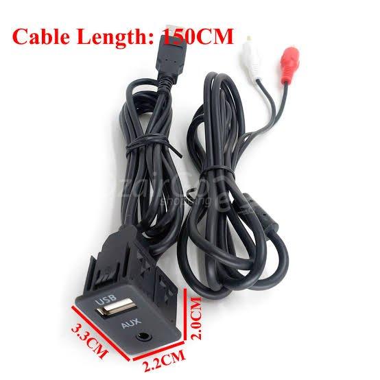 1000007920.jpg Chargeur auto intégré ,Câble auxiliaire USB vers 3. kit de Connexion de câble d'extension USB,5 mm, câble Adaptateur USB AUX stéréo Femelle vers 2 RCA mâle pour Voiture, Bateau, Moto, Câble USB AUX Adaptateur stéréo – Image 5