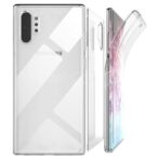 Coque pour Galaxy Note 10 Plus, nouvelle enveloppe à 360 degrés [protection complète du corps] coque fine en TPU transparent [protection d'écran intégrée] pour téléphone Samsung Galaxy Note 10+ (SM-N975, SM-N976) – Image 2
