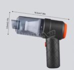 ⁦مكنسة كهربائية محمولة لاسلكية 2 في 1 مكنسة كهربائية صغيرة للسيارة/المنزل
yt-m2037 الأصلي⁩ - الصورة ⁦5⁩