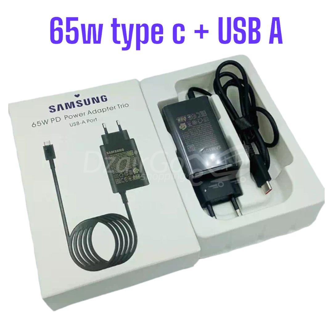1000008382.jpg chargeur Trio d'adaptateurs secteur Samsung 65W PD USB-C avec USB-A
good quality – Image 3