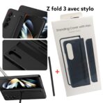 Étui de protection pour Galaxy Z Fold 3 avec S Pen et support pour S Pen pour Samsung Galaxy Fold Edition