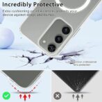 ⁦حافظة لهاتف سامسونج جالاكسي S21 الترا 5 جي 6.8 بوصة, شريحة Magsafe S21U Magnetic Shell⁩ - الصورة ⁦3⁩