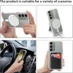 ⁦حافظة لهاتف سامسونج جالاكسي S21 الترا 5 جي 6.8 بوصة, شريحة Magsafe S21U Magnetic Shell⁩ - الصورة ⁦4⁩