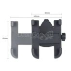 حامل هاتف محمول من سبيكة معدنية لمرآة الرؤية الخلفية للدراجة النارية 360 ° صلبة جداً - الصورة 7