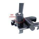 Support de téléphone portable en alliage métallique pour rétroviseur de moto et velo à 360 ° très solide – Image 4