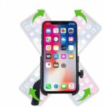 Support de téléphone portable en alliage métallique pour rétroviseur de moto et velo à 360 ° très solide – Image 8