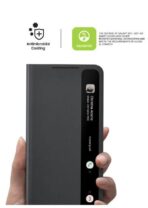 pochette étui portefeuille Samsung s21ultra smart view original noire s21 ultra – Image 4