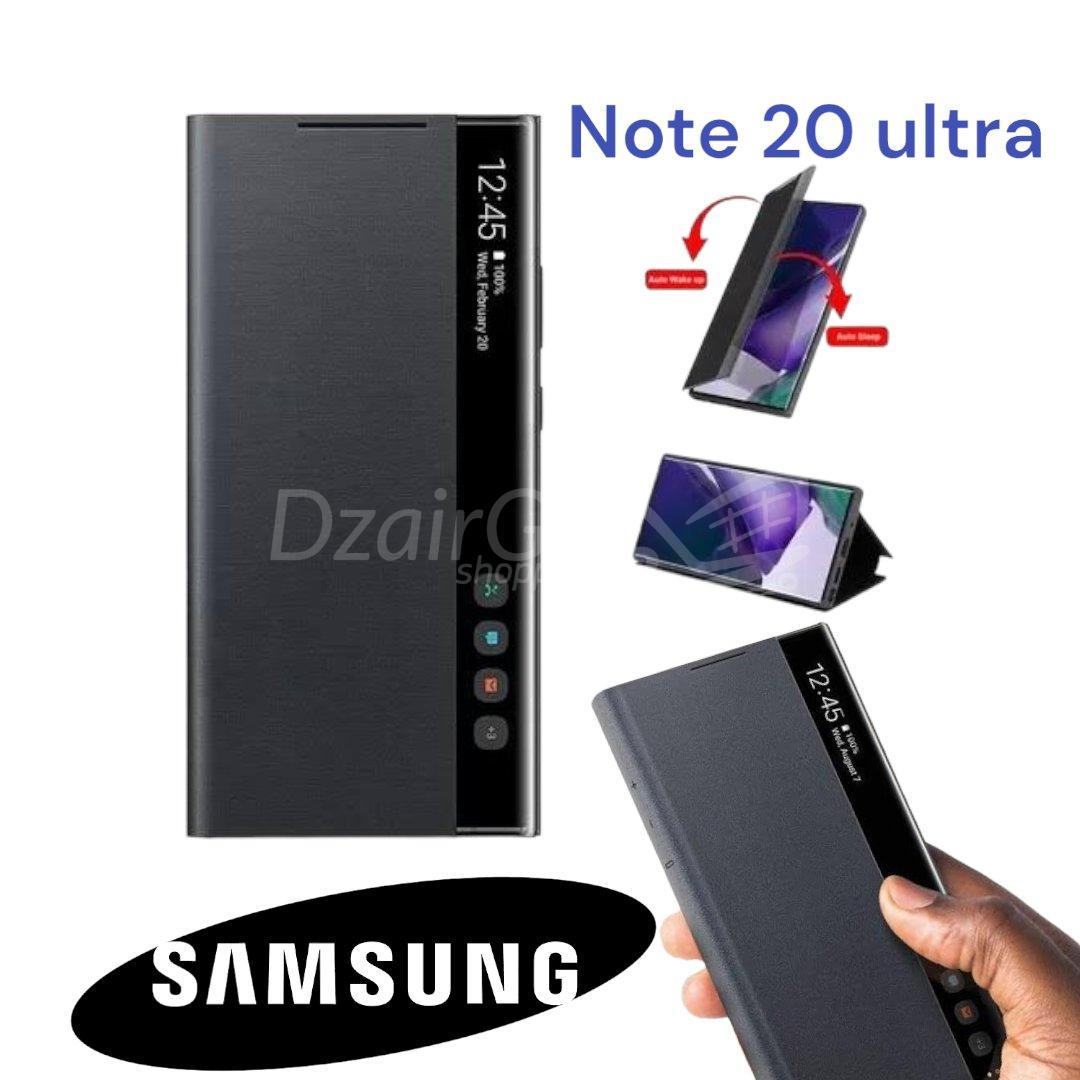 10000حافjpg سامسونج نوت 20 الترا سمارت فيو الأصلية ذات المحفظة السوداء pochette étui portefeuille Samsung NOTE20 ultra smart view original noire note 20 ultra - الصورة 1