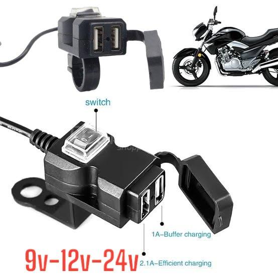 1000009451.jpg Adaptateur secteur chargeur moto velo trottinette USB étanche et charge multi-appareils – Image 1