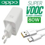 شاحن اوبو الأصلي من النوع C SuperVooc 80W محول الطاقة فائق السرعة 80 ث الشحن بالكابل