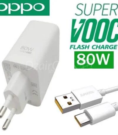 Chargeur OPPO SuperVOOC 80W original avec câble Type-C