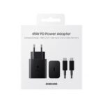 Samsung Original Ultra Fast Charger 45 W USB-C Port / USB Type-C To C Cable 5A / Vietnam