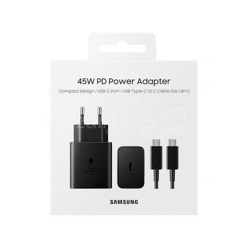 Samsung Chargeur ORIGINAL Ultra Rapide 45 W USB-C Port /USB Type-C To C Cable 5A/ Vietnam