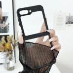 coque Samsung Galaxy Z Flip 5 Transparent Pliable Antichoc Souple En Silicone Étui De Protection Pour ZFlip5 – Image 7