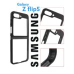 coque Samsung Galaxy Z Flip 5 Transparent Pliable Antichoc Souple En Silicone Étui De Protection Pour ZFlip5