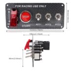 Panneau de boutons d'allumage, interrupteur à bascule, interrupteurs et commandes intérieurs de voiture et de camion – Image 7