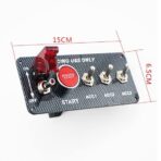 Panneau de boutons d'allumage, interrupteur à bascule, interrupteurs et commandes intérieurs de voiture et de camion – Image 4