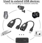 Adaptateur d'extension USB RJ45 :150ft-USB-RJ45 – Image 2