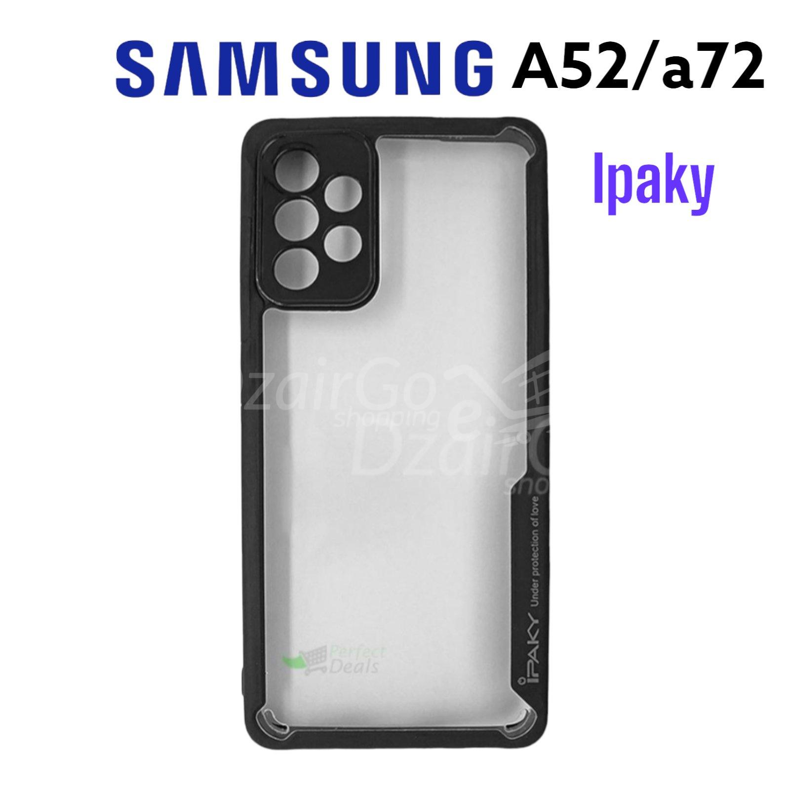 1000010592.jpg A72/A52 Coque en Silicone acrylique hybride antichoc IPAKY coque transparente SAMSUNG A72 / SAMSUNG A52 – Image 1