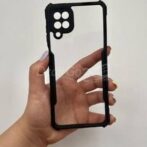A12M12 جراب سيليكون أكريليك هجين مقاوم للصدمات IPAKY غطاء شفاف SAMSUNG A12 SAMSUNG M12 - الصورة 2