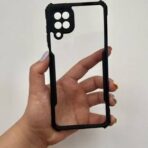 A12M12 جراب سيليكون أكريليك هجين مقاوم للصدمات IPAKY غطاء شفاف SAMSUNG A12 SAMSUNG M12 - الصورة 2