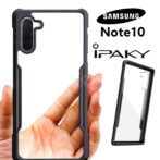 NOTE10 Coque en Silicone acrylique hybride antichoc IPAKY  coque transparente SAMSUNG NOTE 10