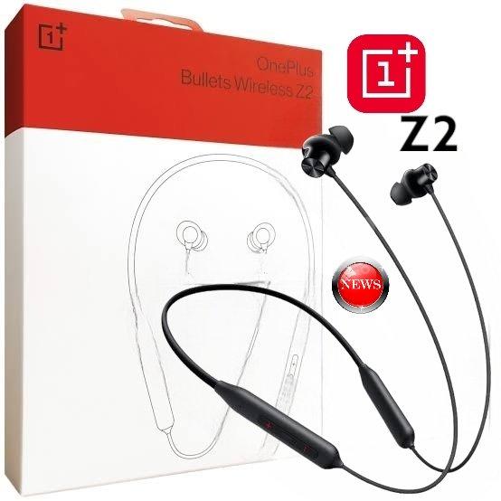 سماعات أذن OnePlus Bullets Wireless Z2 Black ANC بلوتوث الأصلية مع تقنية Hybrid ANC