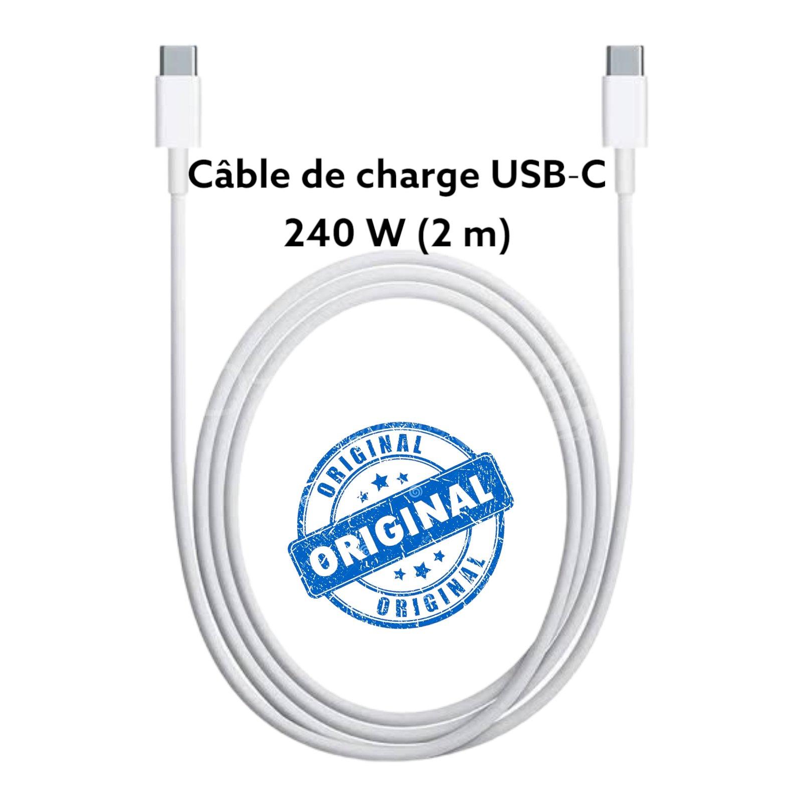 1000011341.jpg Câble de charge USB‑C 240 W (2 m) ORIGINAL APPLE MacBook et iPhone15 / ipad – Image 1