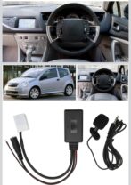 Bluetooth auto Musique Aux Audio Câble Adaptateur Remplacement pour Volkswagen Citroën Peugeot Skoda seat
