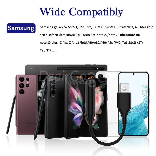 img_4069حول صوت USB من النوع C إلى 3.5 ملمنج جالاكسي S23 S22 S21 Ultra A54 A53 فليب 2 Adaptateur audio USB de type C vers 3.5mm, câble pour téléphone Samsung Galaxy S23 S22 S21 Ultra A54 A53 flip 5 ipad - الصورة 5