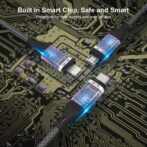 Câble de chargement multiple 3 en 1 original Smart Chip type c/lightning/micro USB fast charging – Image 6