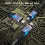 Câble de chargement multiple 3 en 1 original Smart Chip type c/lightning/micro USB fast charging – Image 6