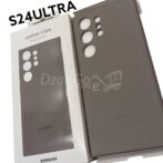 ⁦حافظة جلدية لهاتف جالاكسي S24 الترا غطاء جلدي أصلي من سلسلة سامسونج s24ultra رمادي⁩ - الصورة ⁦2⁩