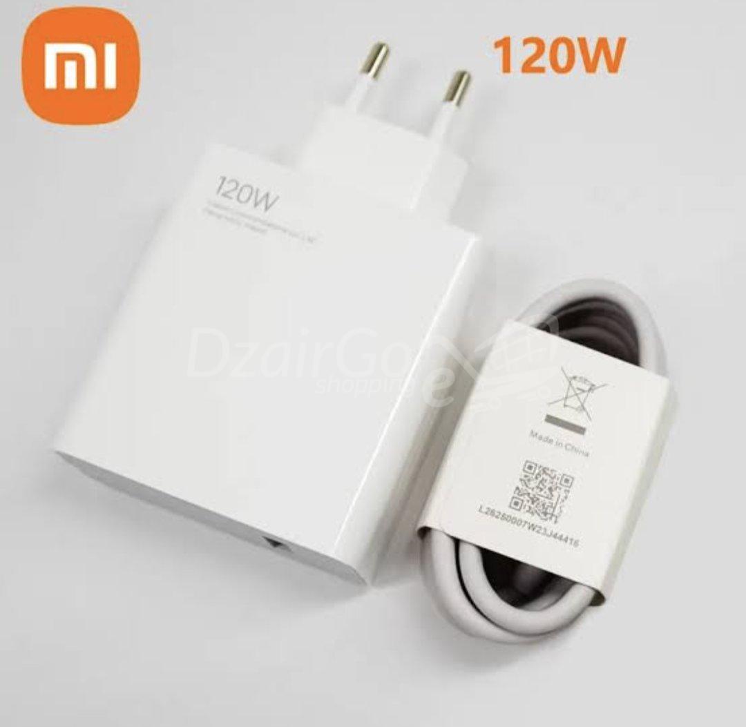 شاحن Xijpgi HyperCharge بقوة 120 واط USB-A مع كابل USB-C Chargeur Xiaomi HyperCharge 120W USB-A avec câble USB-C