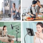 ⁦دعم مرن للأجهزة اللوحية والهواتف الذكية 2 في 1 من 4 بوصات إلى 10 بوصات، عملي جدًا⁩ - الصورة ⁦2⁩