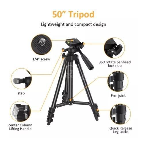1000014142.jpg Vlogging Kit D'enregistrement Vidéo Pour Smartphones KIT-05LM light flash – Image 6