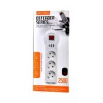 قطاع الطاقة 3 المقابس والنوع C مع 2 USB 2 م بلانك 3301U - الصورة 2